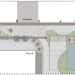 Planta de acesso da praça